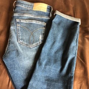 Calvin Klein skinny boyfriend jeans